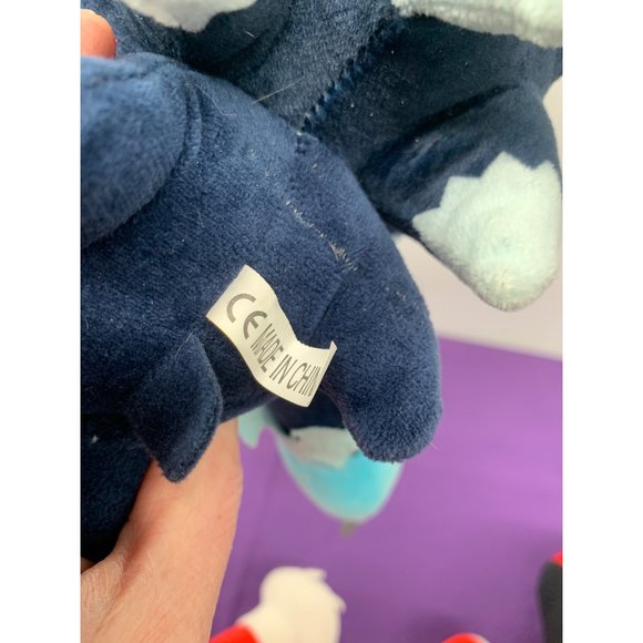 Sonic The Hedgehog Characters Set of 3 Blue Werewolf Red Hedgehog Knuckles and S - Picture 4 of 16